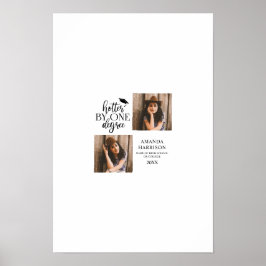 Poster Assinatura de Formatura Personalizada com 2 Fotos