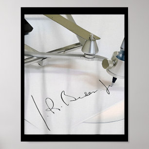 Poster Assinatura engraçada do Autopen de Biden