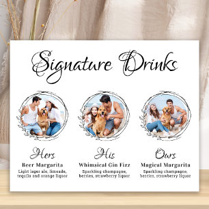 Poster Assinatura Personalizada Bebe Casamento De Pet De 