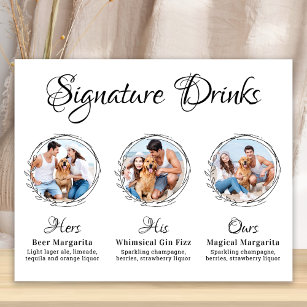 Poster Assinatura Personalizada Bebe Casamento De Pet De 