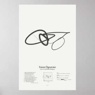Poster Assinaturas de Soneto: Soneto 116