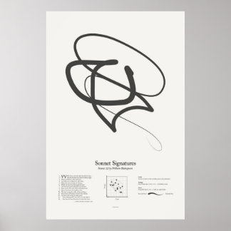 Poster Assinaturas do Sonnet: Sonnet 12