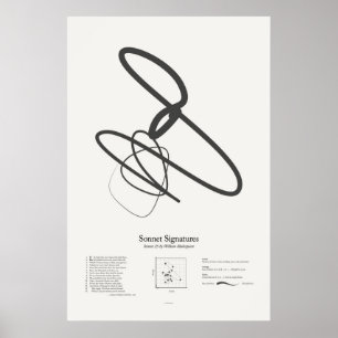 Poster Assinaturas do Sonnet: Sonnet 25