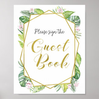 Poster Assine o livro de convidados