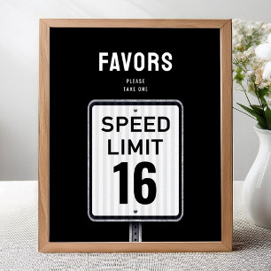 Poster Assine o tema da festa de 16 anos Limite de Veloci
