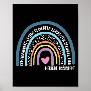 Poster Assistência Médica Compaixão Dedicada
