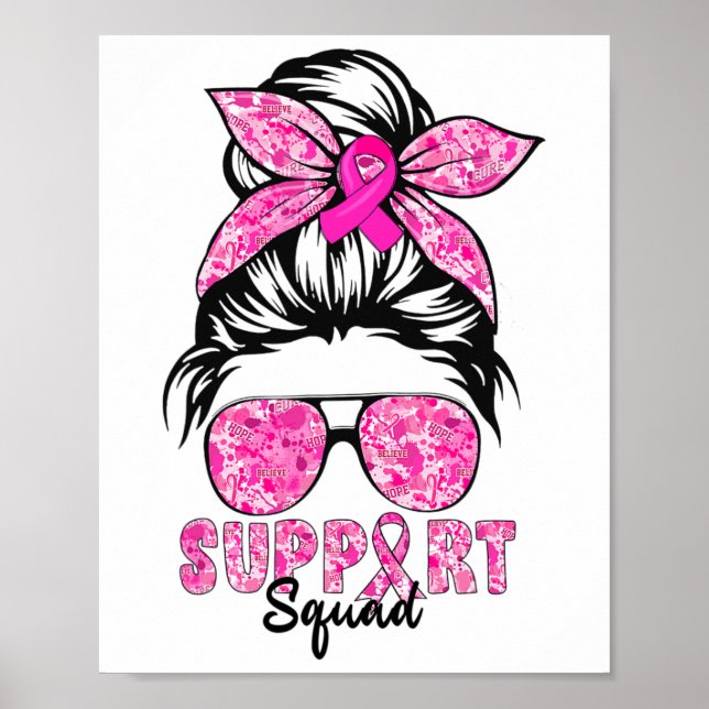 Poster Assistente de Consciência do Cancer de Mama da Equ (Frente)