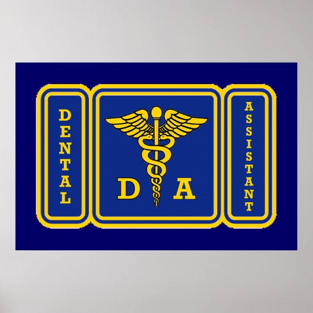 Poster Assistente dentário (Frente)