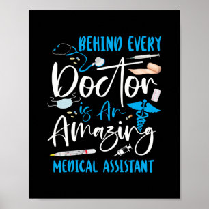 Poster Assistente Médico Cma Atrás De Cada Médico É U
