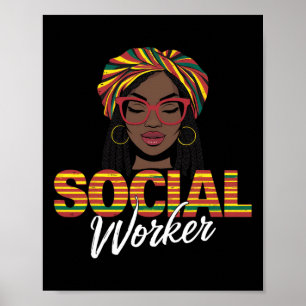 Poster Assistente Social Trabalho Social Mulheres Meninas