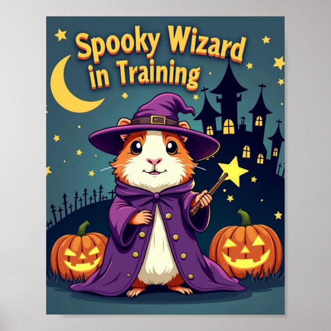 Poster Assistente Spooky no Treinamento (Frente)