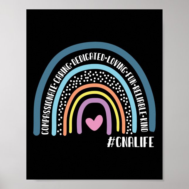 Poster Assistentes de Enfermagem Certificados Cuidados Co (Frente)