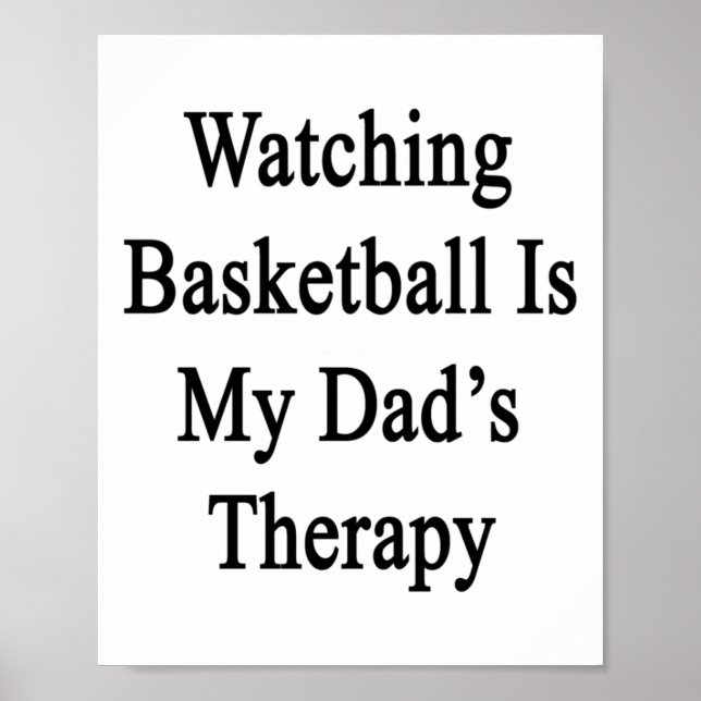 Poster Assistir Basquete É A Minha Terapia De Pai (Frente)