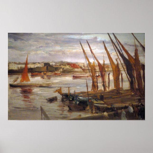 Poster Assobiador - Battersea Reach 1863 (Frente)