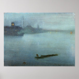 Poster Assobiador - Em Azul E Prata