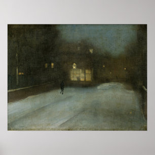Poster Assobiador - Neve Chelsea