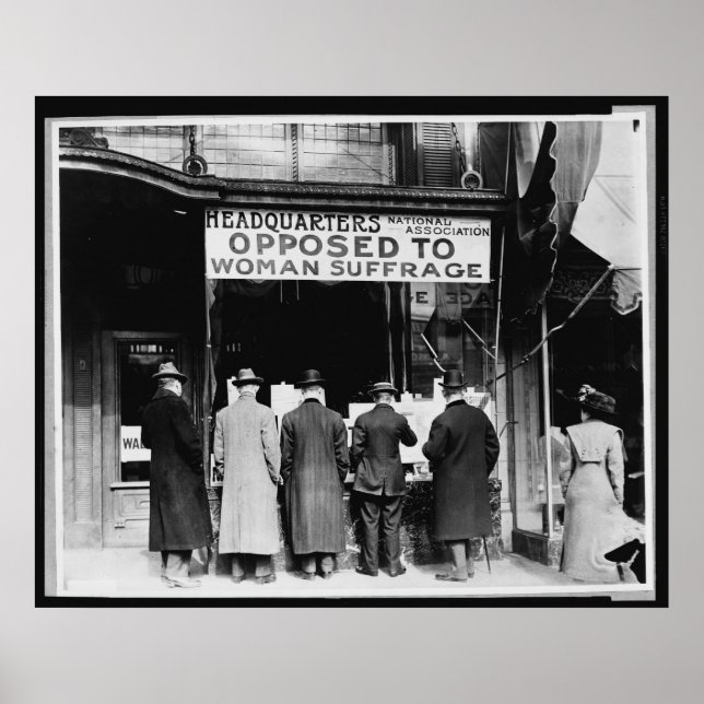 Poster Associação Nacional Anti-Sufrágio (Frente)