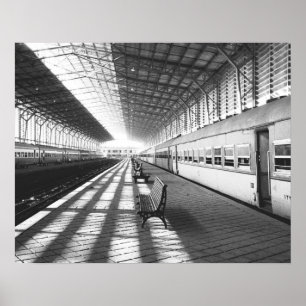 Poster Assuã Egito, Interior da Estação de Trem da Barrag