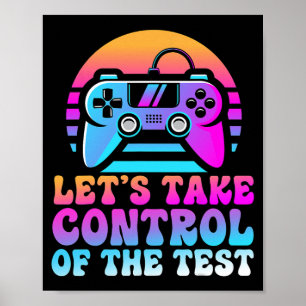 Poster Assuma O Controle Do Dia De Teste - Os Jogadores D