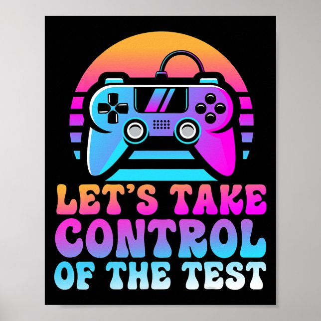 Poster Assuma O Controle Do Dia De Teste - Os Jogadores D (Frente)