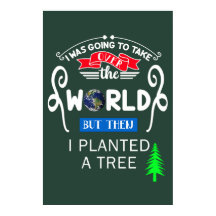 Assuma o mundo plantou uma árvore grande