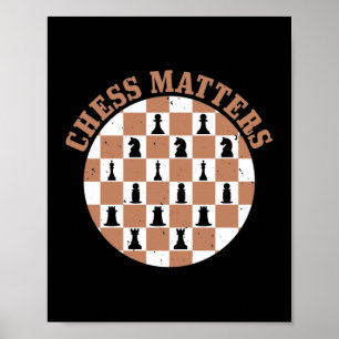 Poster Assuntos de xadrez