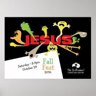 Pôster Assustador Jesus