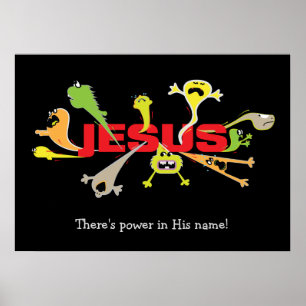 Poster Assustador Jesus