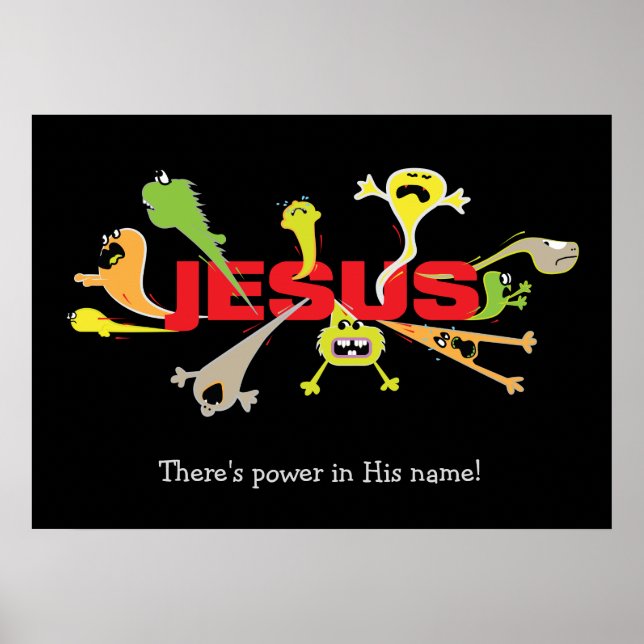 Poster Assustador Jesus (Frente)