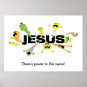 Poster Assustador Jesus