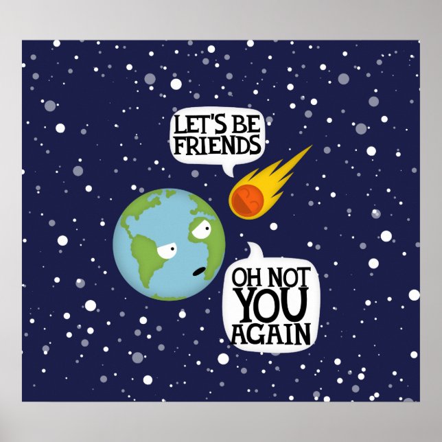 Poster Asteroide novamente (poster médio) (Frente)