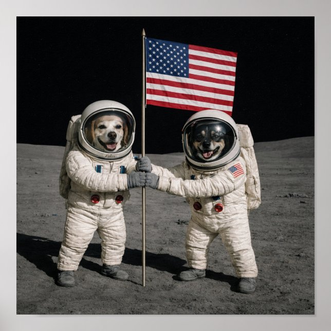 Poster "Asto-Dogs" (Frente)