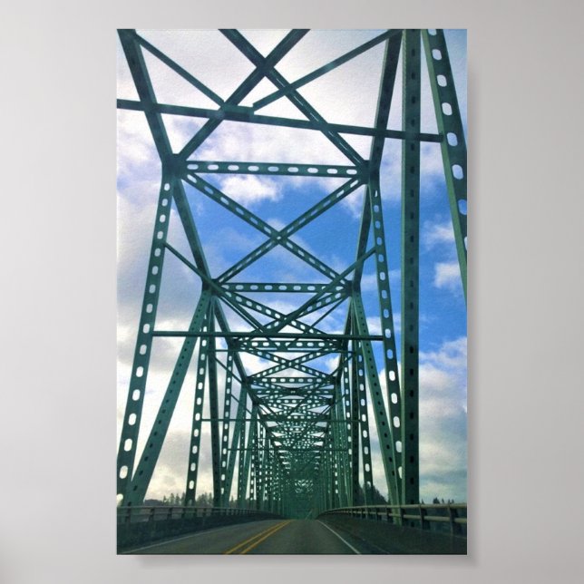Poster Astoria-Megler Bridge, Astoria, Oregon (Frente)