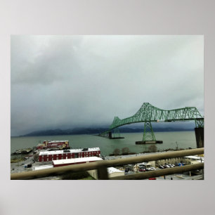 Poster Astoria-Megler Bridge, Astoria, Oregon