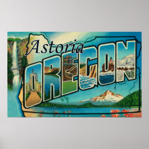Poster Astoria, Oregon - grandes cenas da letra