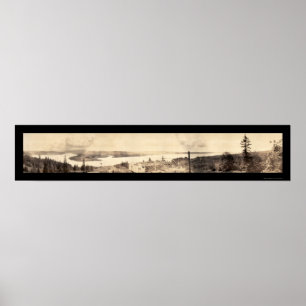 Poster Astoria, OU foto sul 1912 da vista
