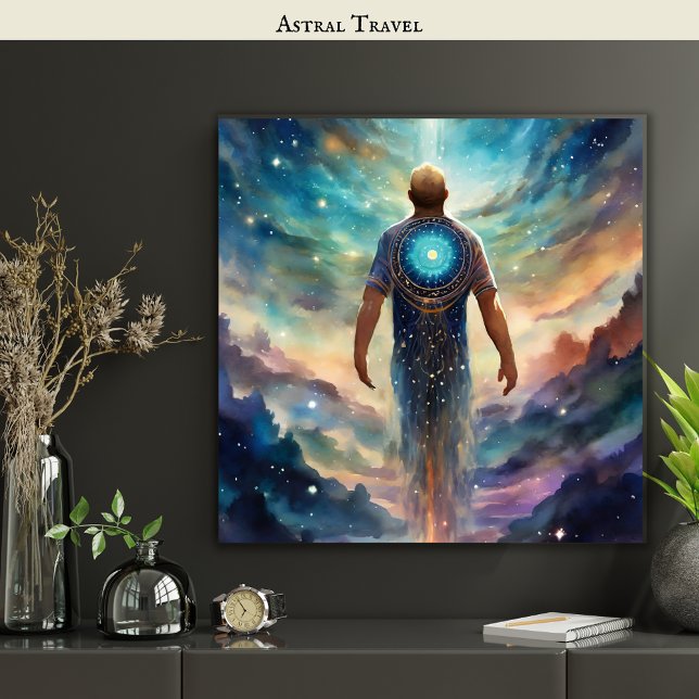 Poster Astral Viagem OBE Lucid Dreamer Significa (Criador carregado)
