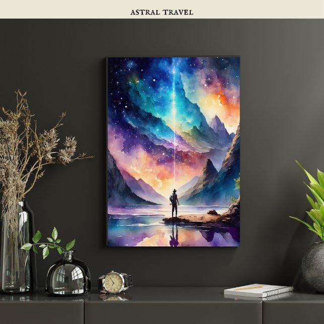 Poster Astral Viagem OBE Lucid Dreamer Significa (Criador carregado)