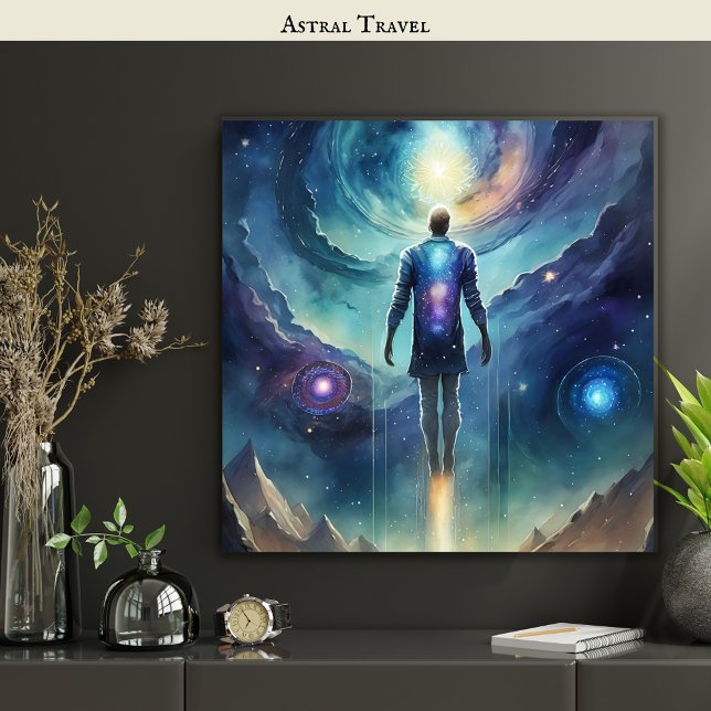 Poster Astral Viagem OBE Lucid Dreamer Significa (Criador carregado)