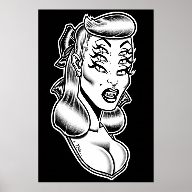 Poster Astro-Creeps™/Candy La Vamp™ (Frente)