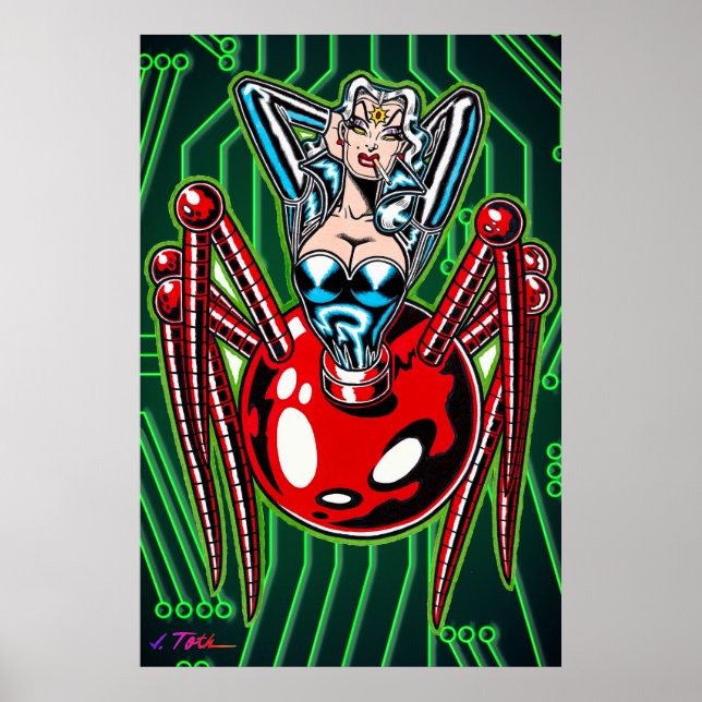 Poster Astro Creeps™: Madam Mechanism™ (Frente)