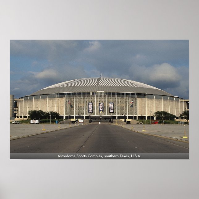Poster Astrodome Sports Complex, southern Texas, U.S.A. (Frente)