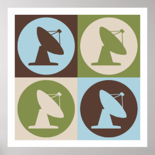 Pôster Astrofísica de pop Art