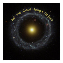 Pôster Astrofísico Pergunte-me Sobre o Objeto de Hoag