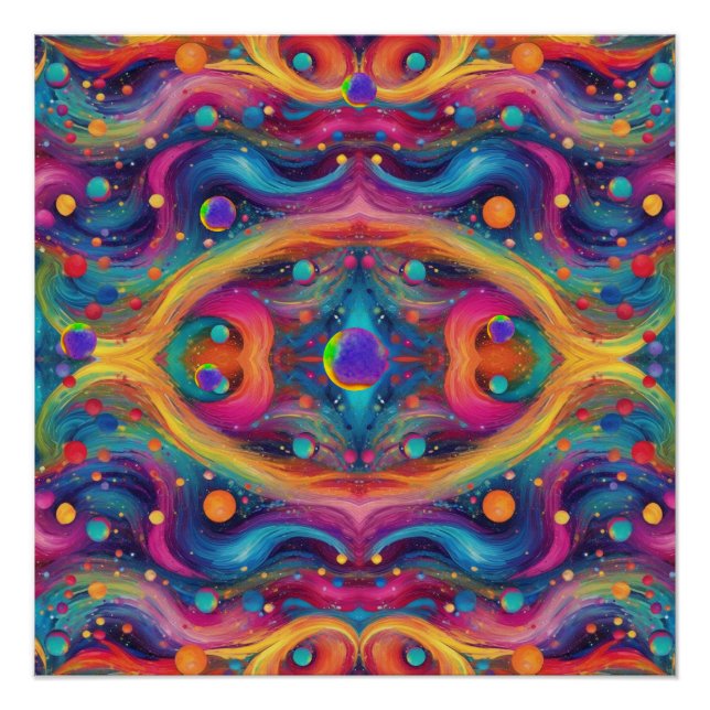 Pôster Astrologia planeta espaço galáxia universo  (Frente)
