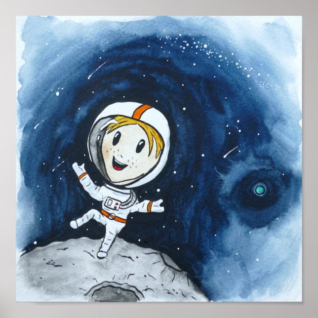 Pôster Astronauta (Frente)