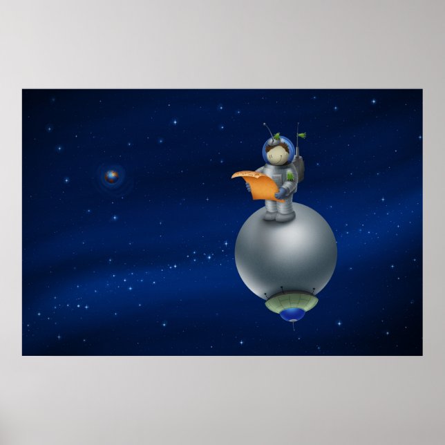 Pôster Astronauta (Frente)