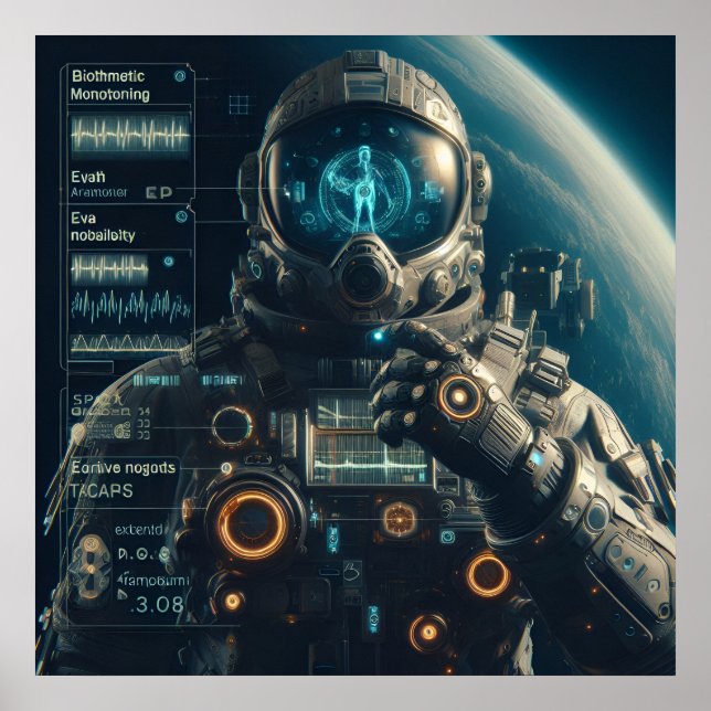 Poster astronauta (Frente)