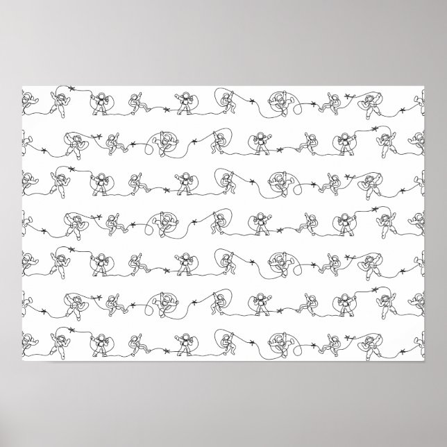 Poster astronauta (Frente)