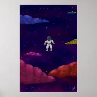 Poster Astronauta a deriva
